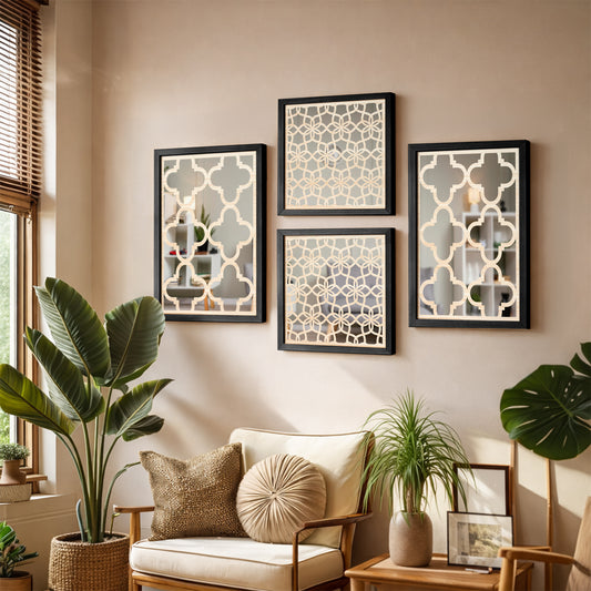 Classic Mirror Art Set of 4