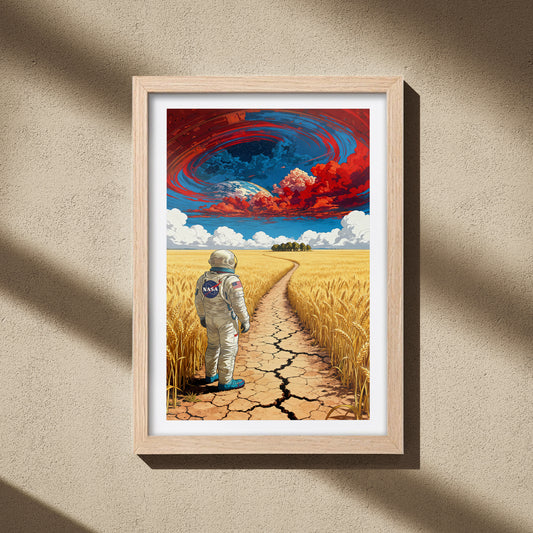 Astronaut Adventure in Farm Frame