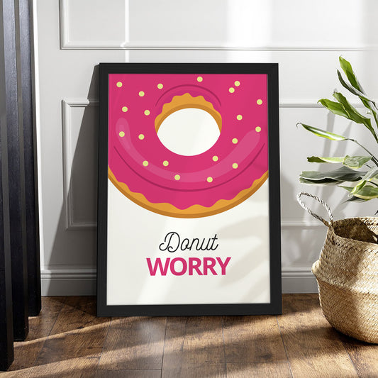 Donut Smile Wall Frame