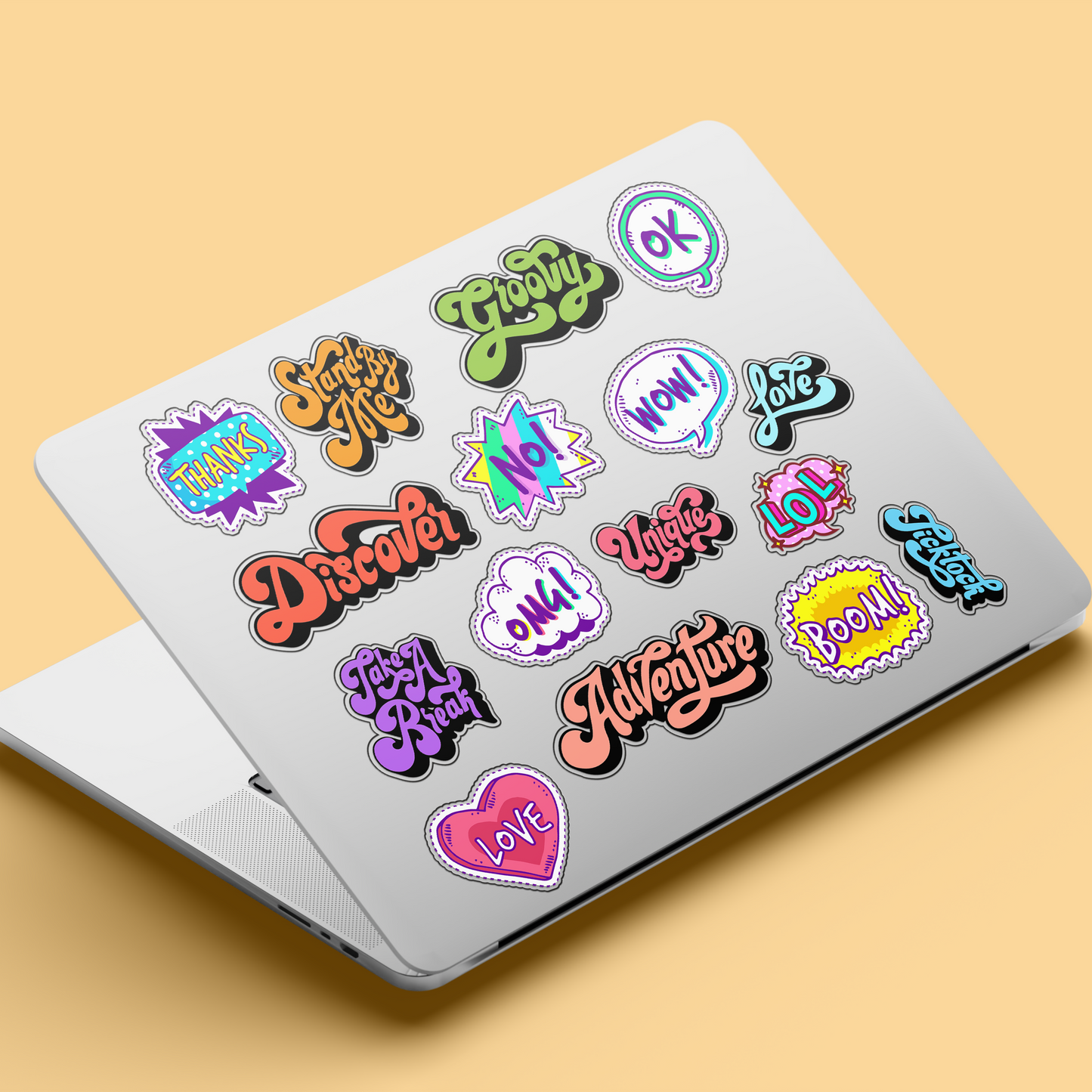 Vibrant Pop Art Graffiti Sticker