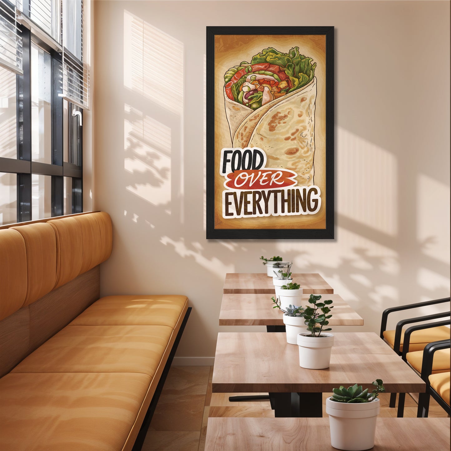Food Wrap Wall Decor