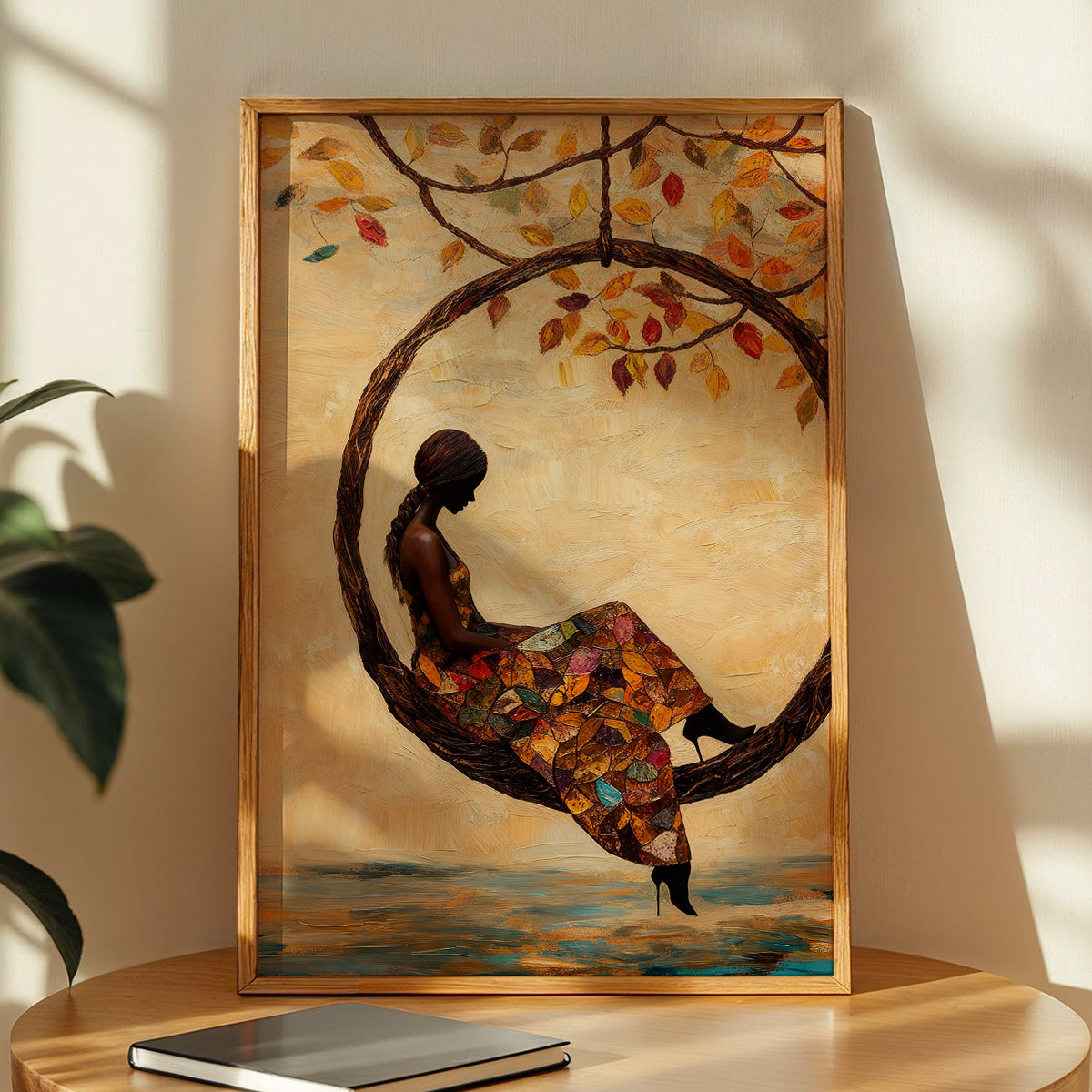 Autumn Dream Swing Wall Art