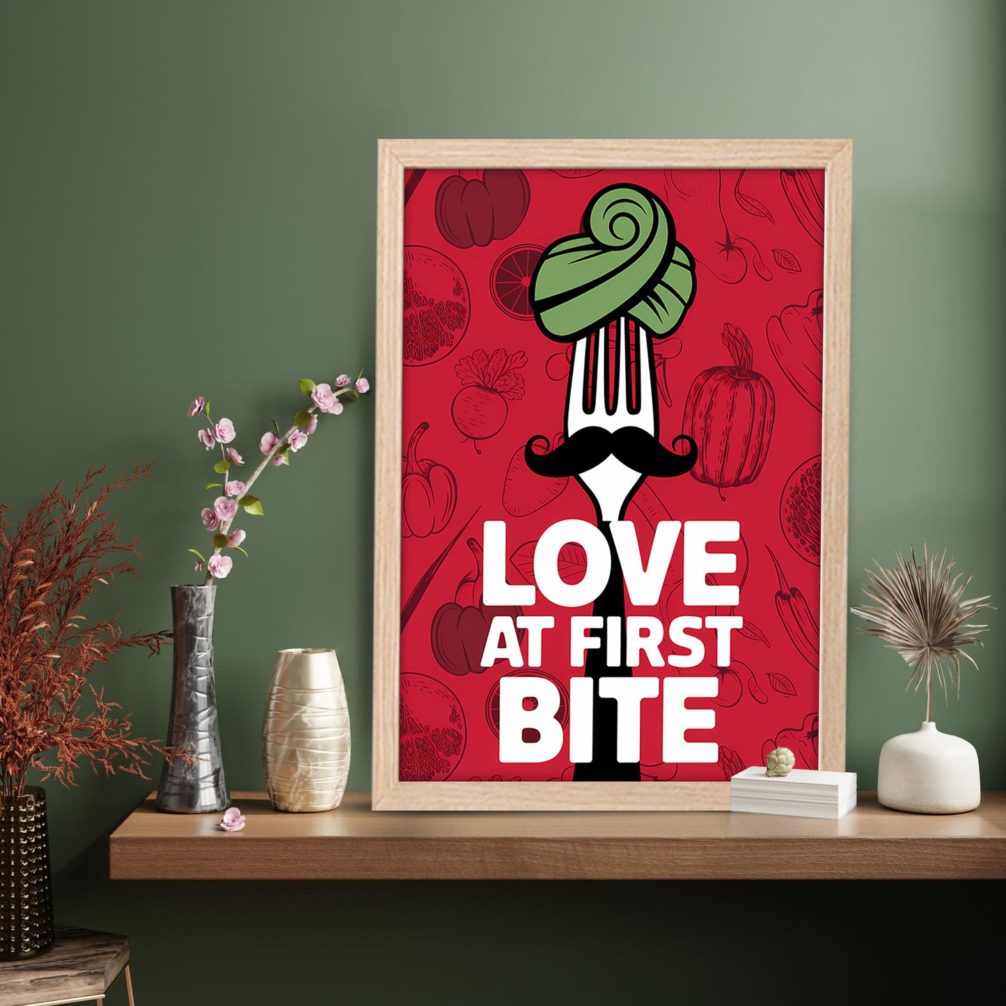 Love at First Bite Wall Frame