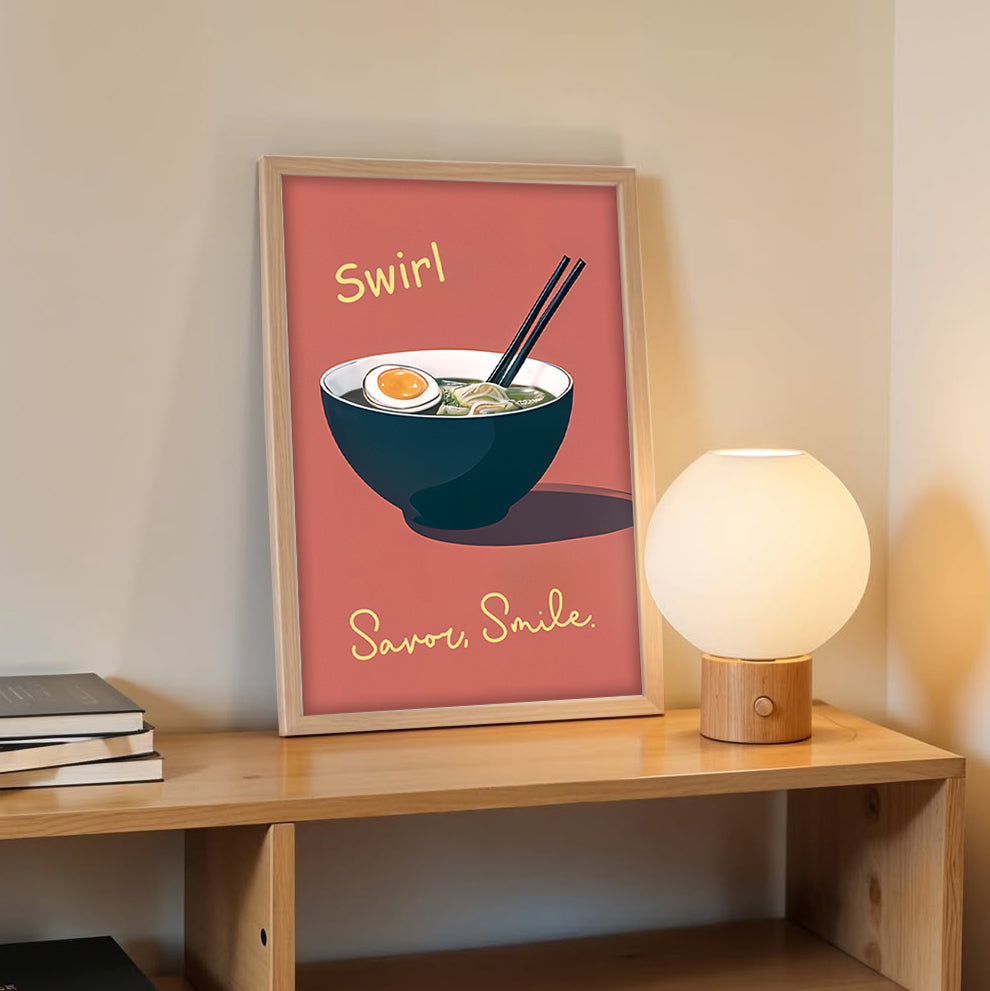 Ramen Poster Wall Frame