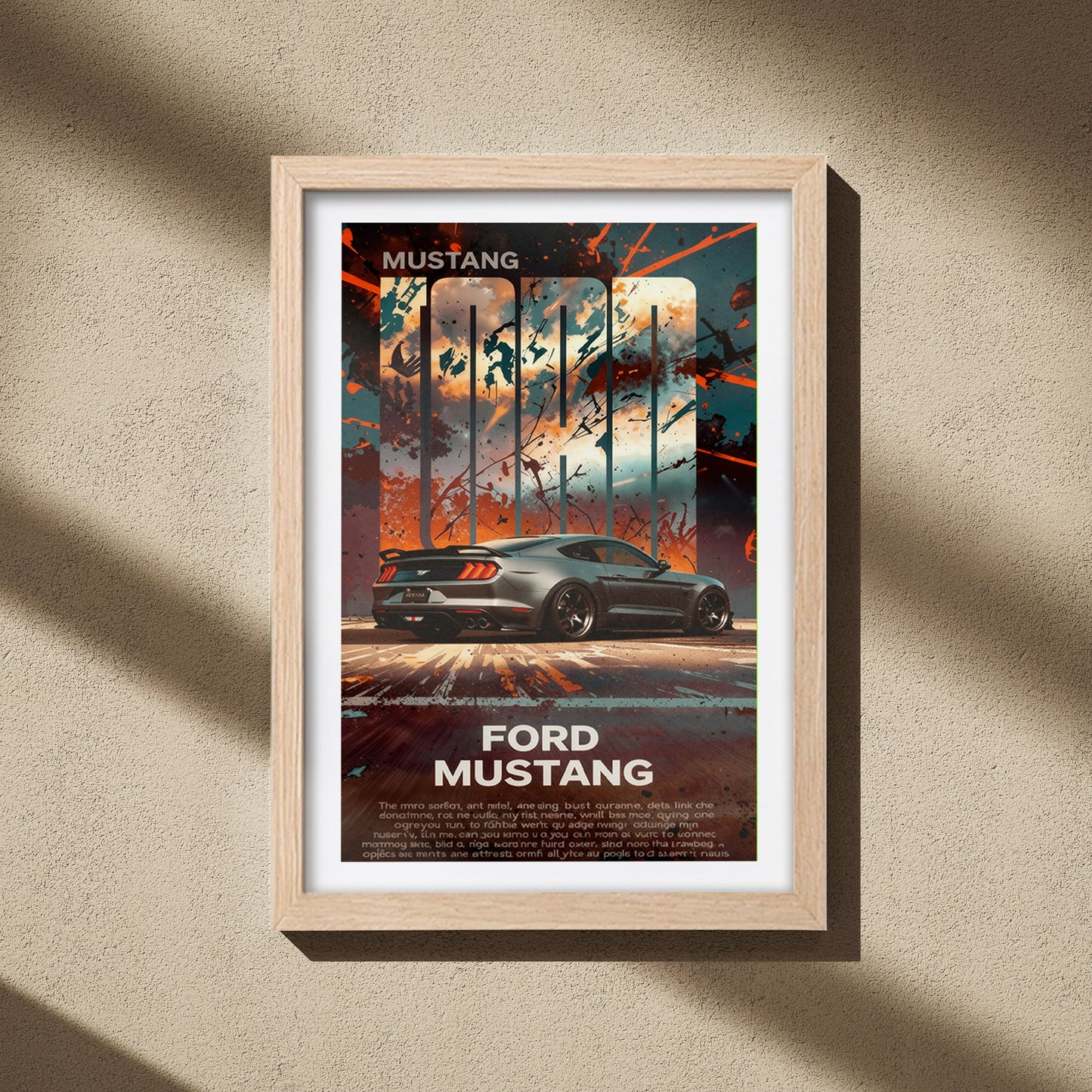 Mustang Fury Wall Frame