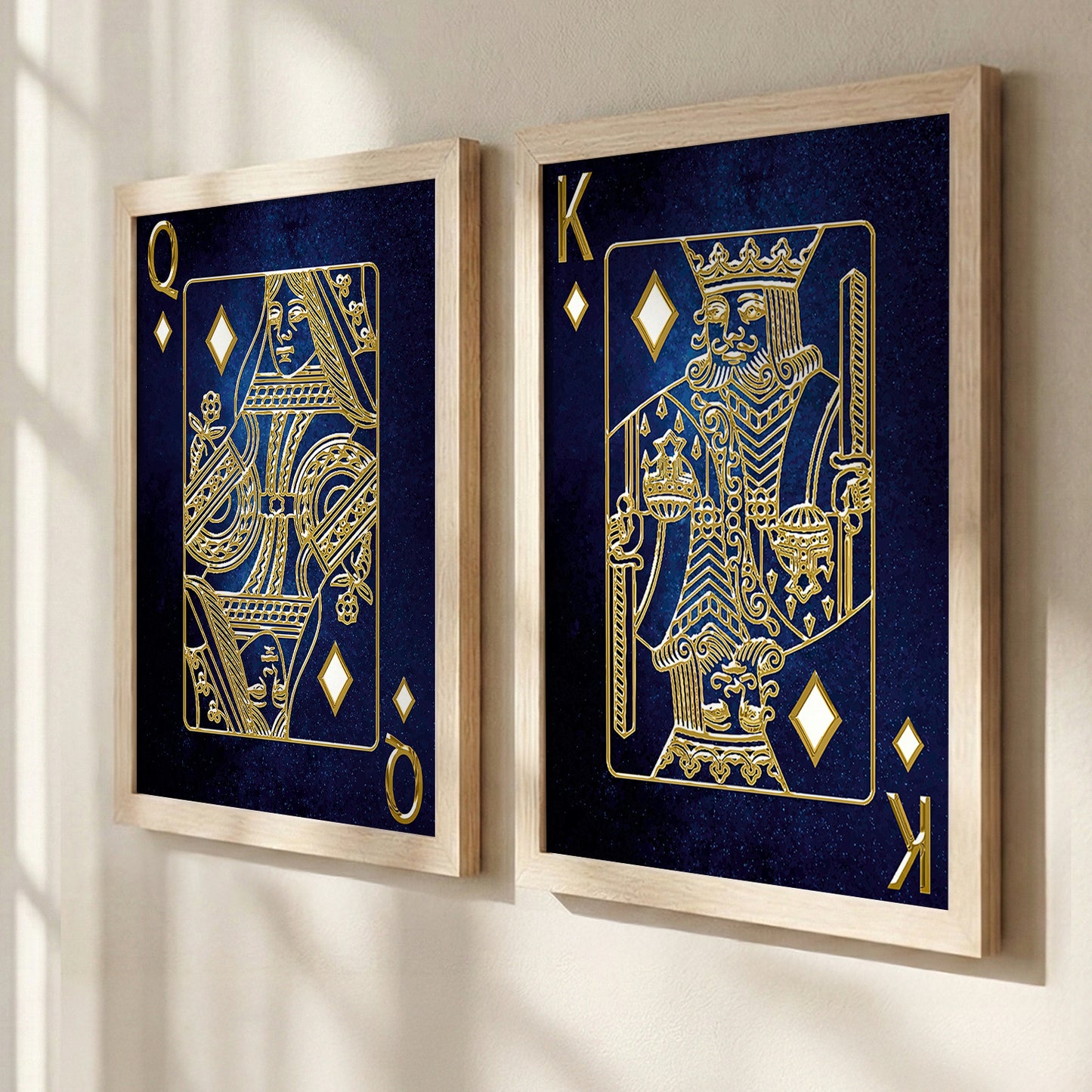 Royal Playing Cards Wall Art Set