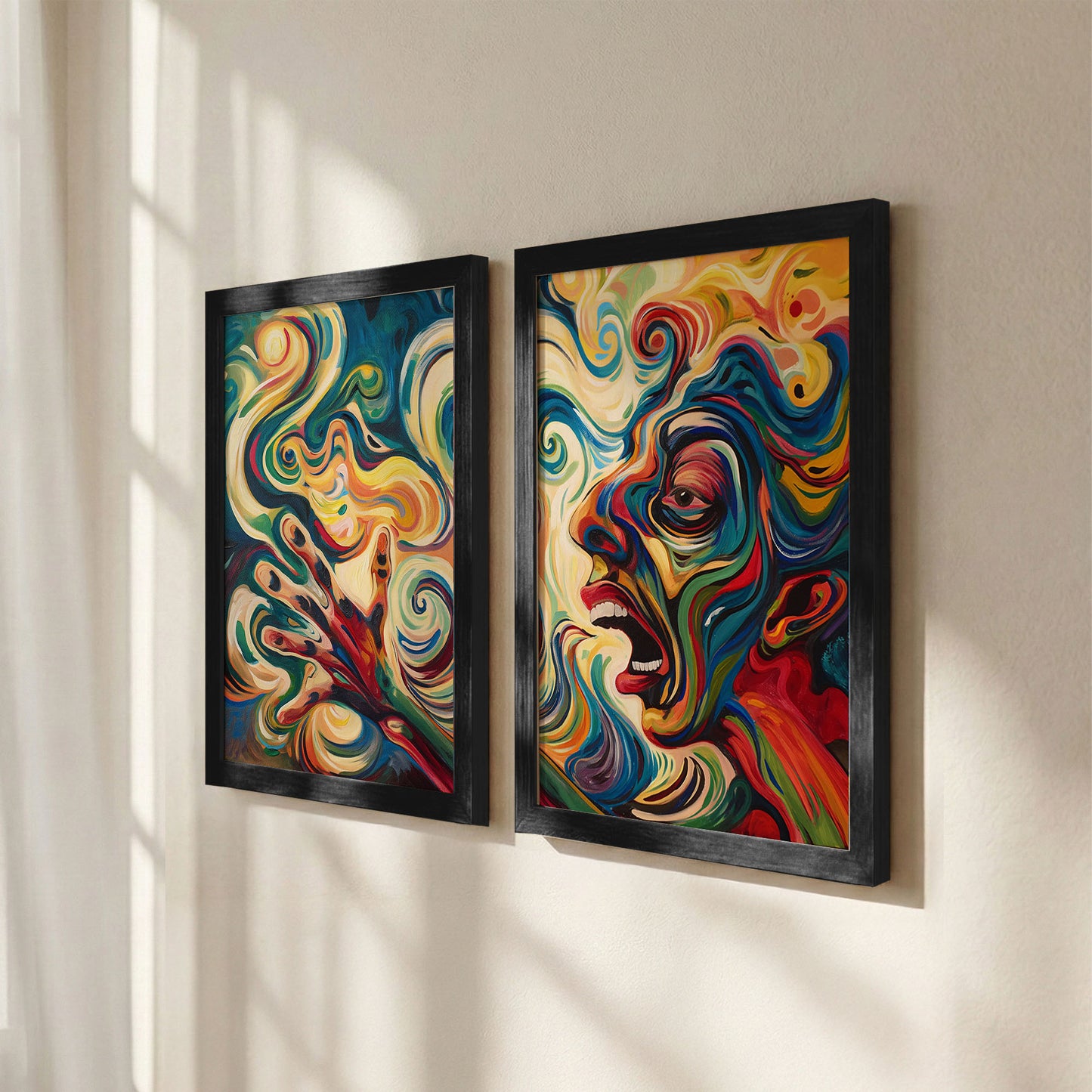 Expressionist Portrait Poster Set