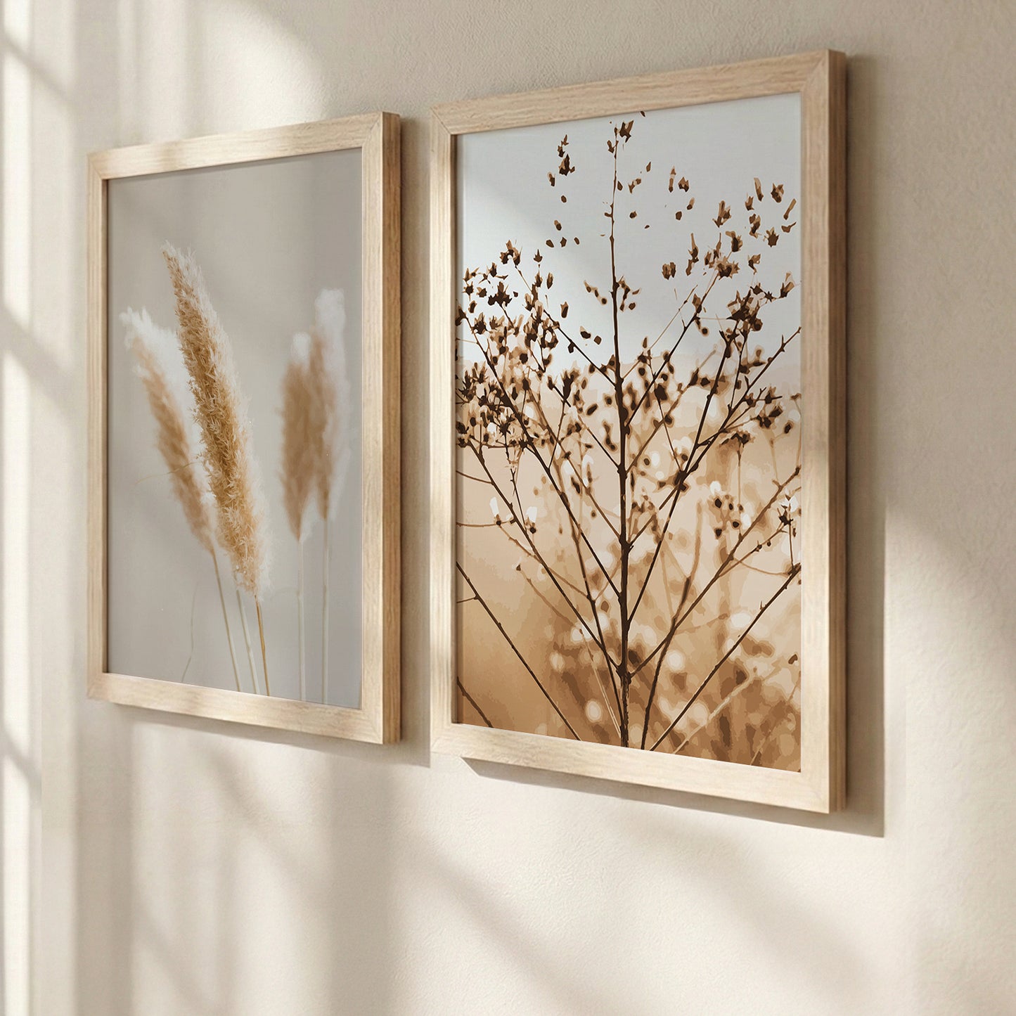 Minimal Botanical Wall Art Set of 2