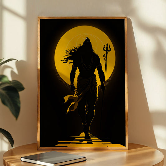 Lord Shiva Divine Aura Wall Art