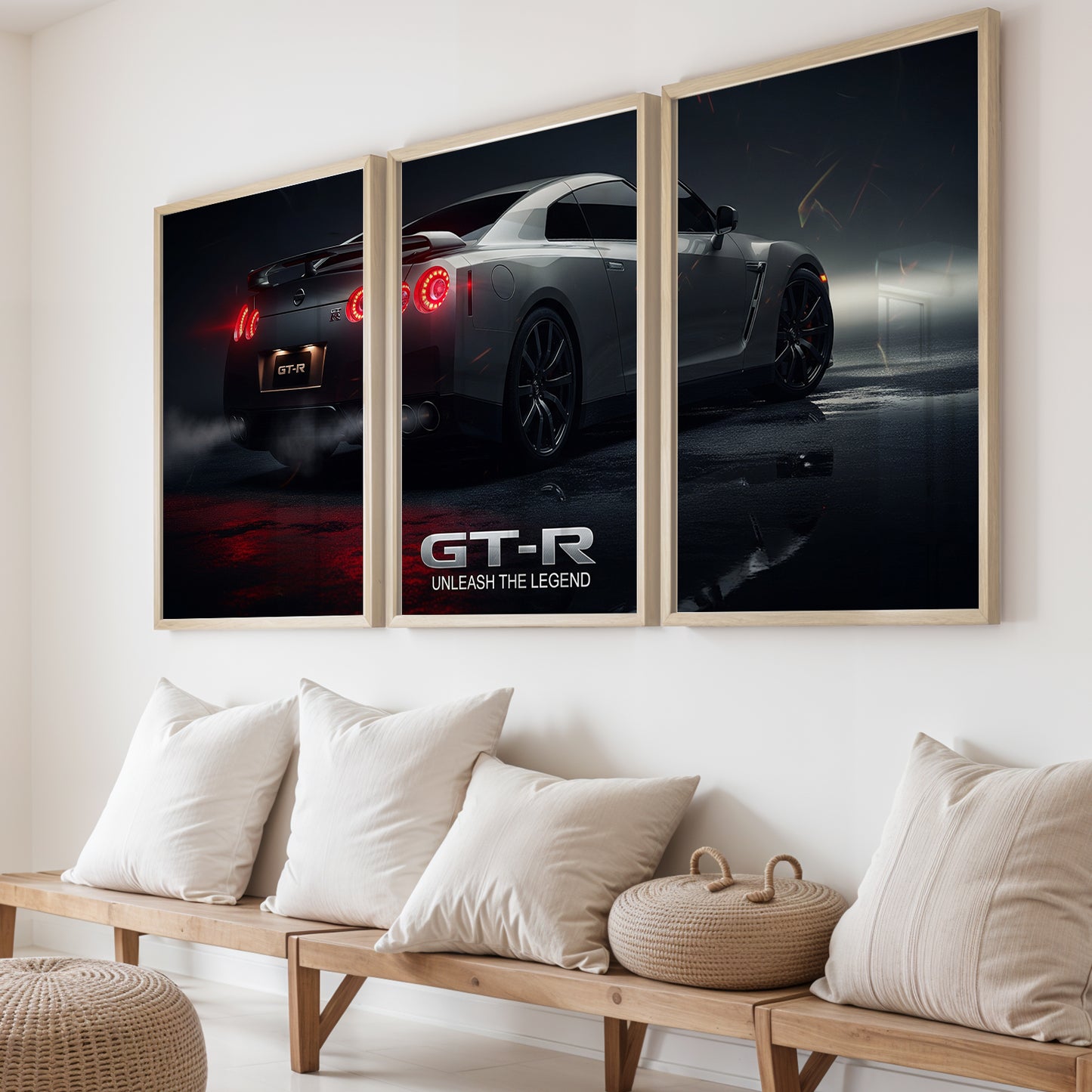 GT-R Unleash The Legend Wall Art Set of 3