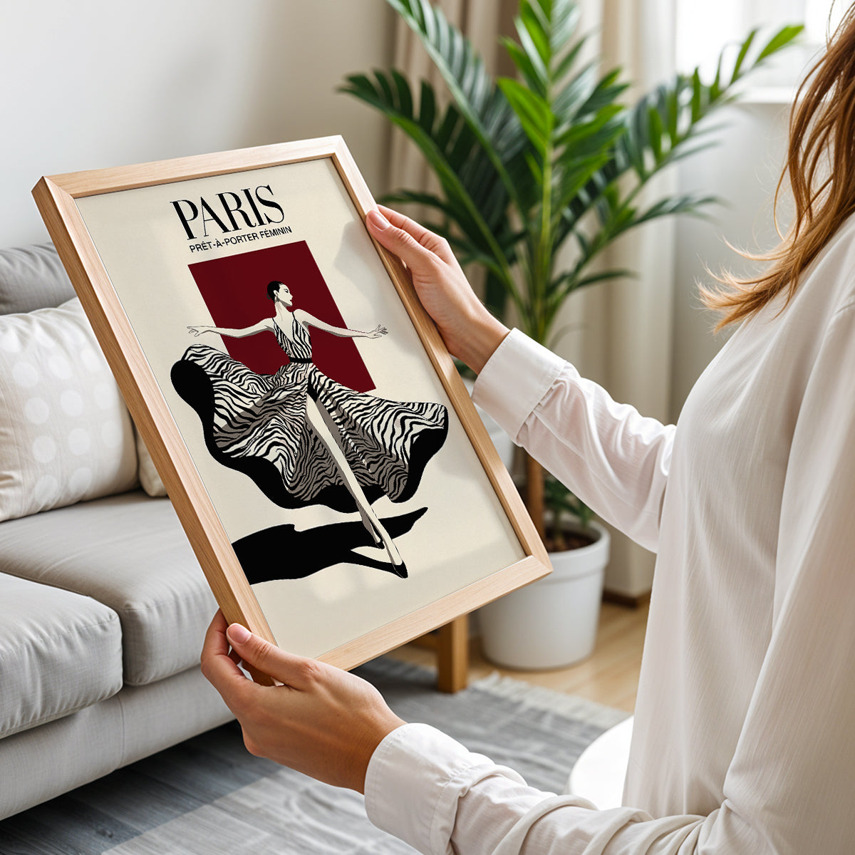 Paris Fashion Elegance Framed Wall Art