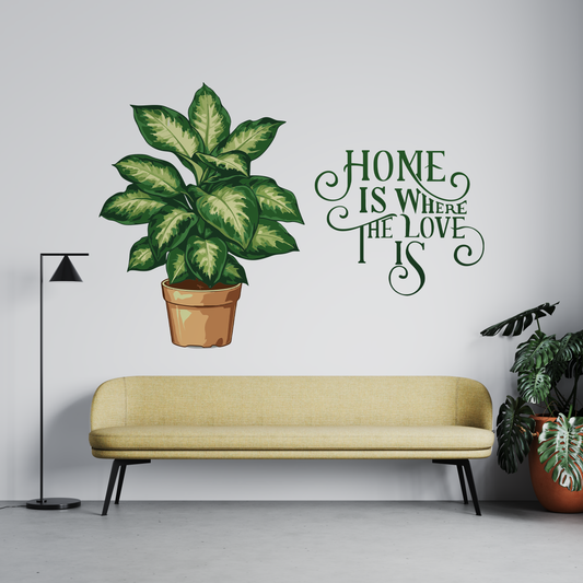 Home Is Where The Love Is Wall Sticker