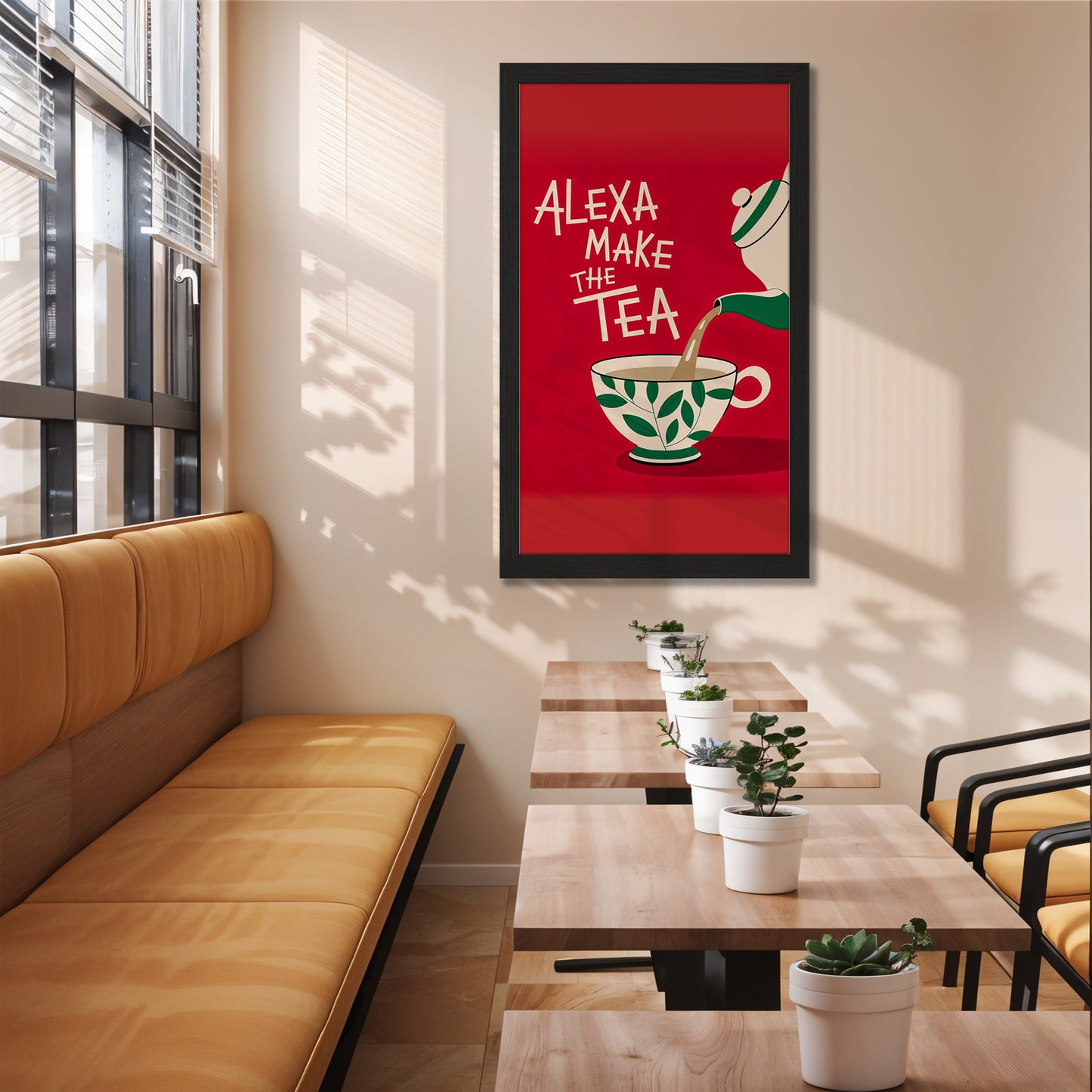 Alexa Make the Tea Wall Frame