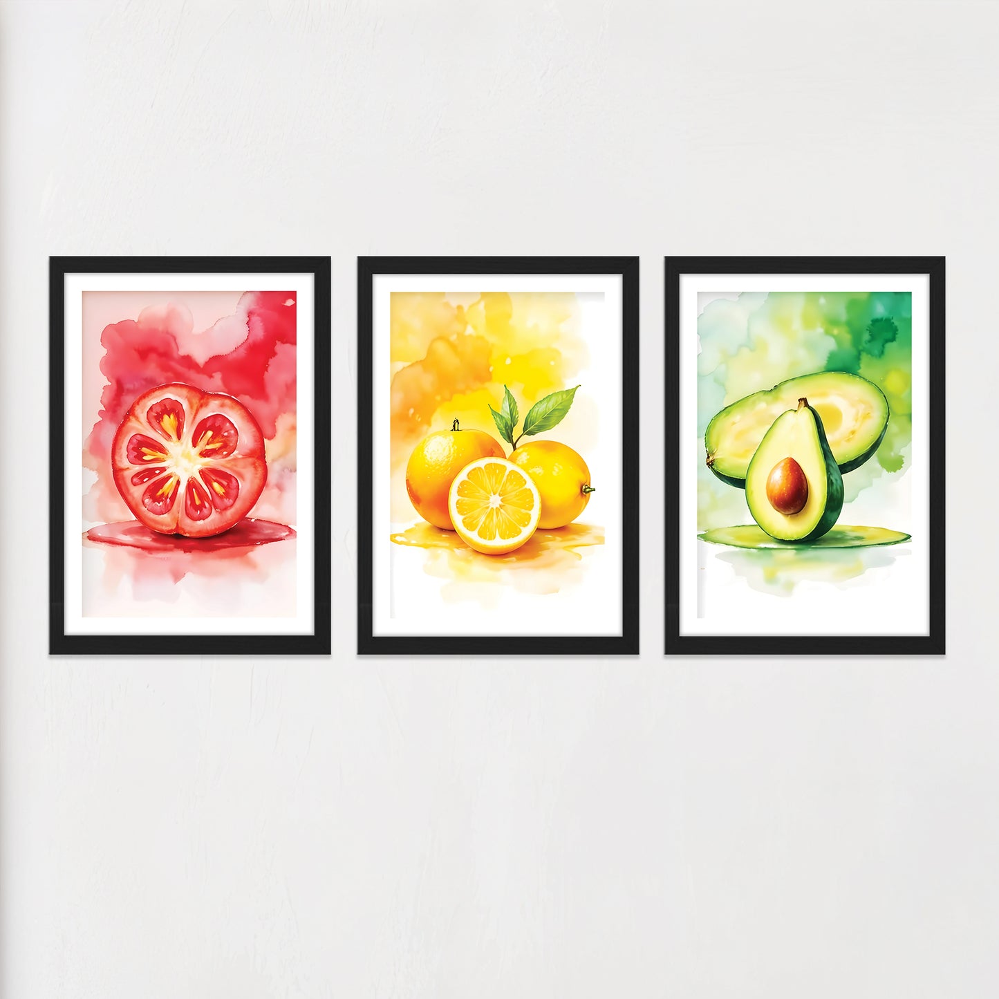 Modern Abstract Food Art Wall Frame