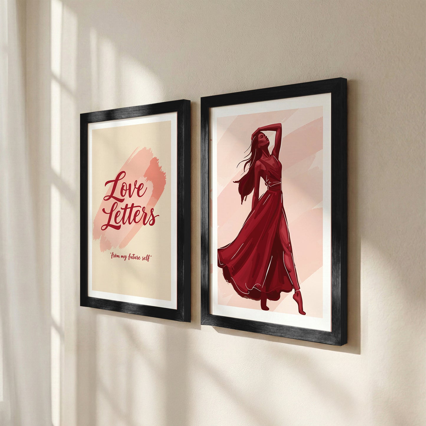 Love Letters Boho Wall Art Set