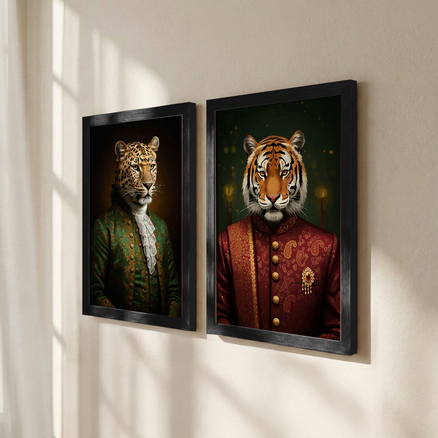 Royal Wild Portrait Wall Art Set