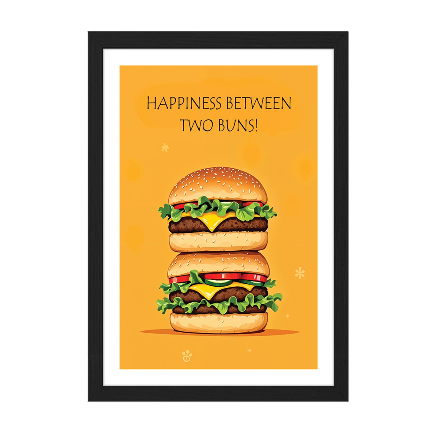 Burger Joy Wall Frame