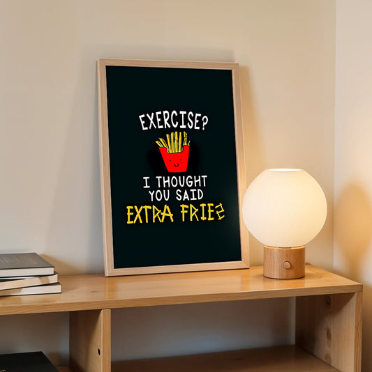 Extra Fries Wall Frame