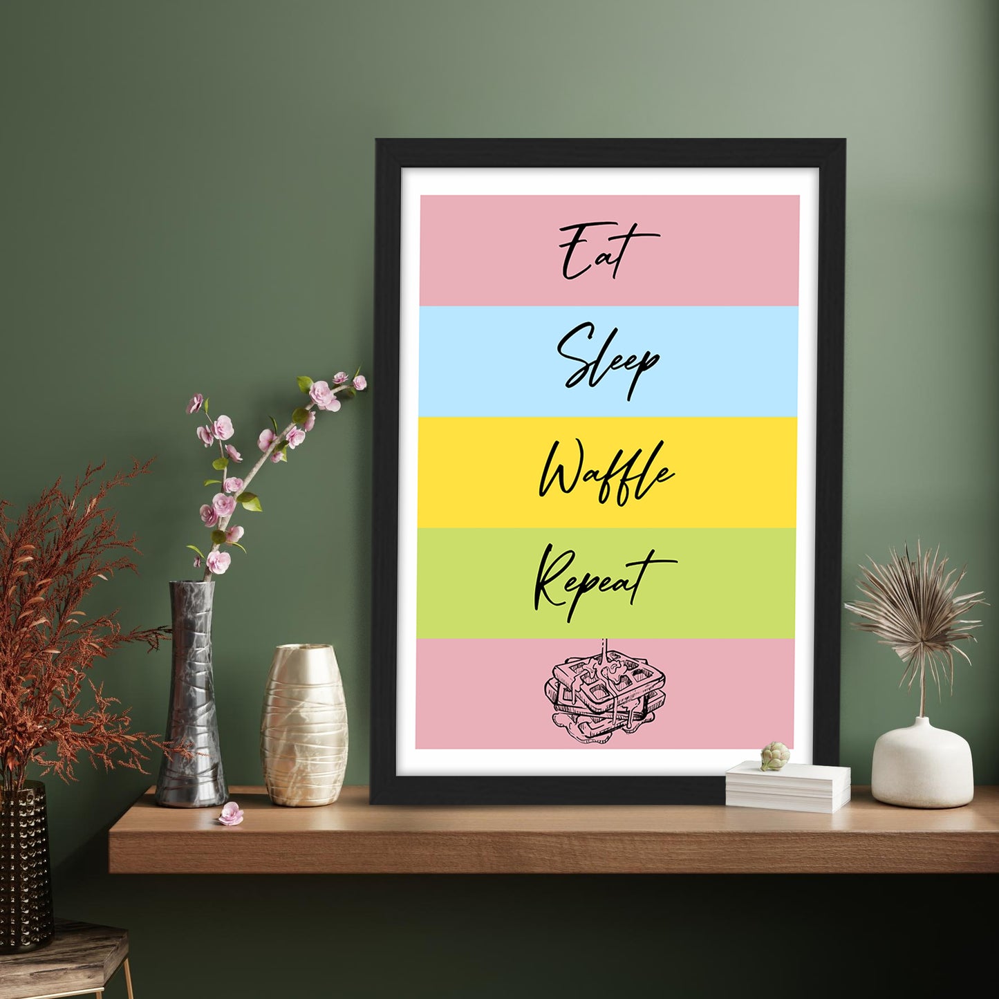 Waffle Routine Wall Frame