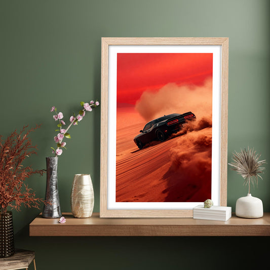 Dodge Challenger Desert Drift Wall Frame