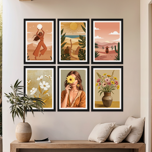Bohemian Desert Art Gallery Wall Set