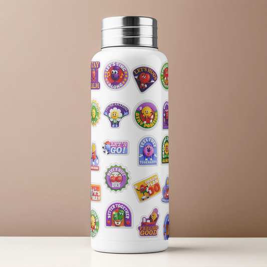 Funky Pop Art Fashion Sticker Pack