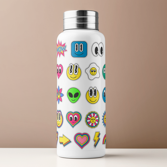 Cute Content Creator & Podcaster Doodle Sticker Pack