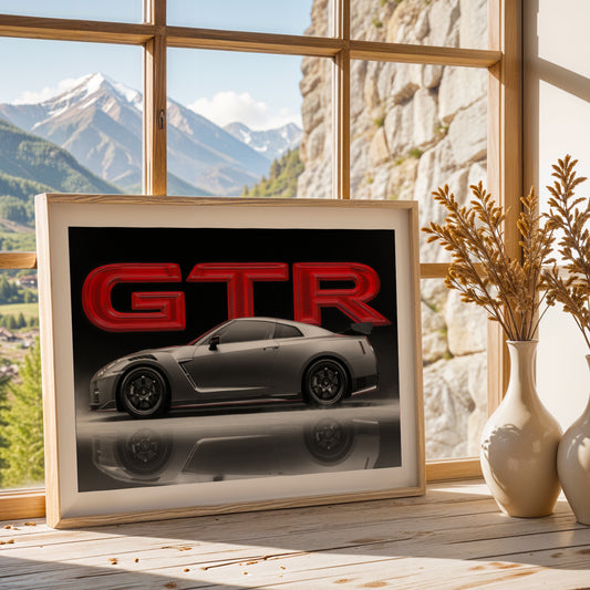 Nissan GT-R Signature Wall Frame