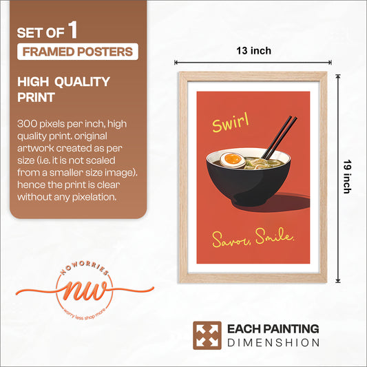 Ramen Joy Wall Frame