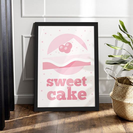 Pink Cake Wall Frame