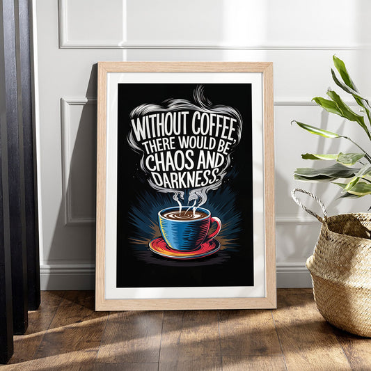 Powered by Coffee Wall Frame