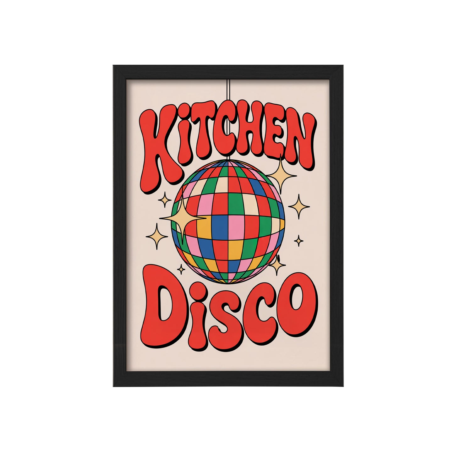 Kitchen Disco Wall Frame