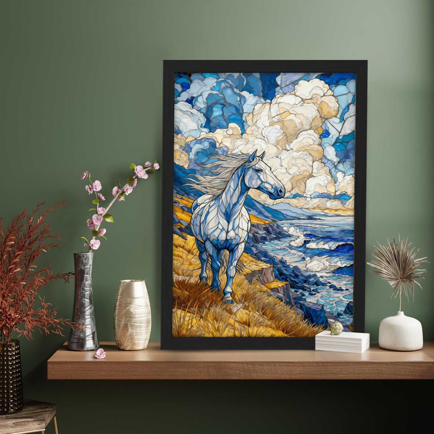 Coastal Majesty Horse Wall Art
