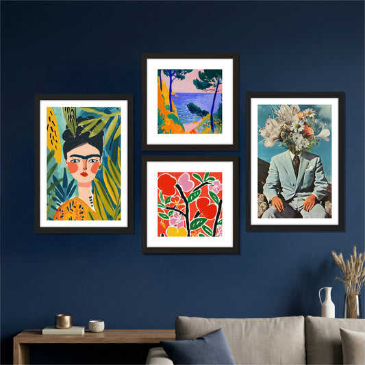 Modern Expression Wall Set of 4