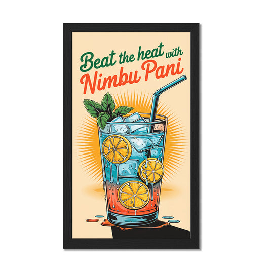 Nimbu Pani Vintage Poster
