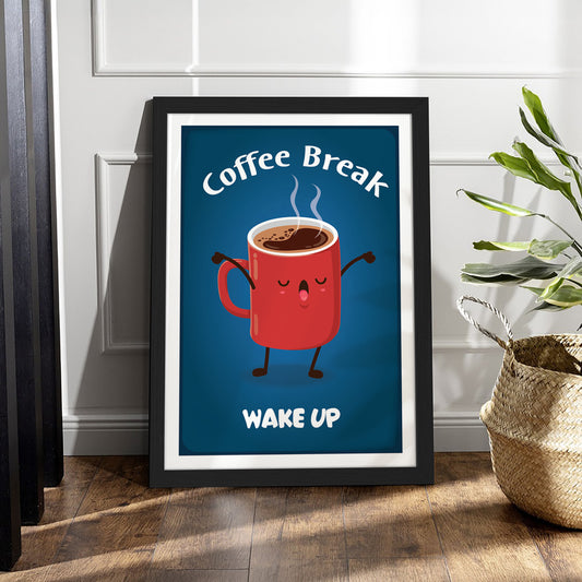 Wake-Up Coffee Wall Frame