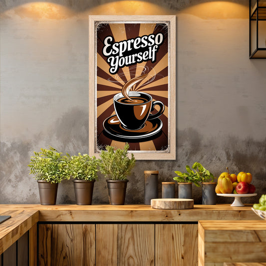 Coffee Vibes Wall Frame