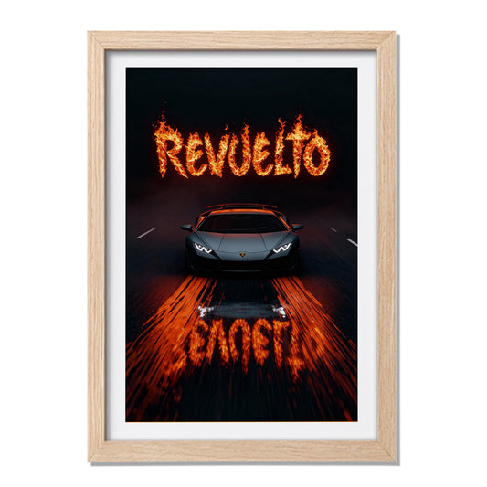 Lamborghini Revuelto Inferno Wall Frame