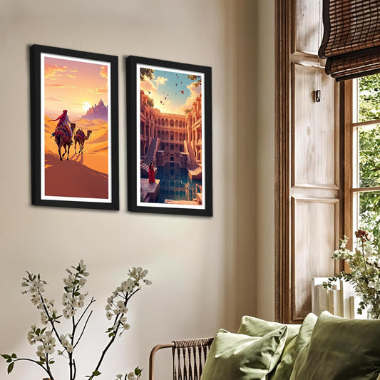 Golden Trails Wall Frames