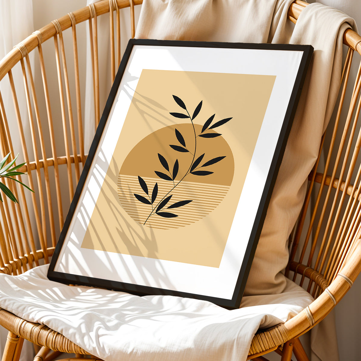 Minimalist Botanical Wall Frame
