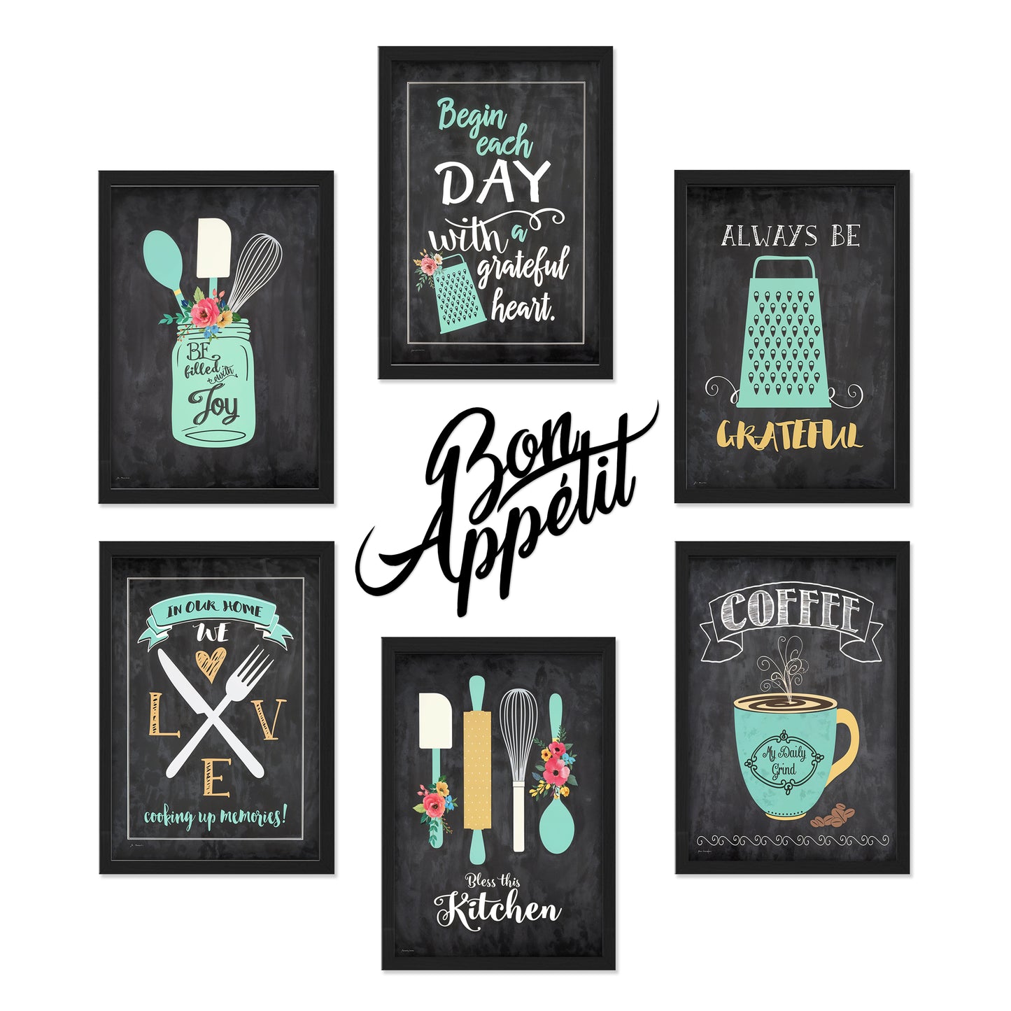 Bon Appétit Kitchen Wall Art Set
