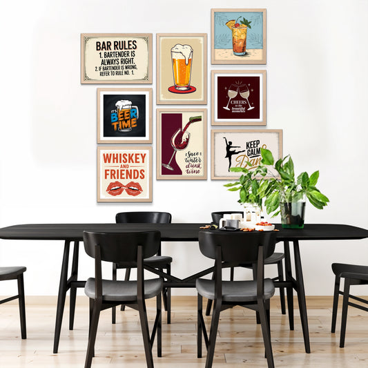 Cheers Gallery Wall Set of 8