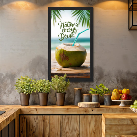 Coconut Drink Wall Art