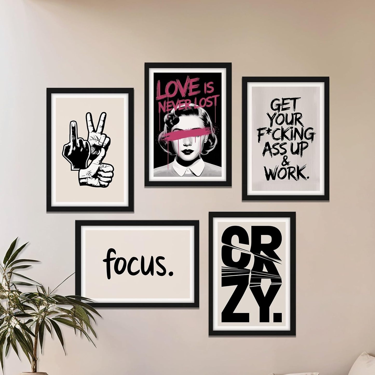 Bold Attitude Wall Art Set