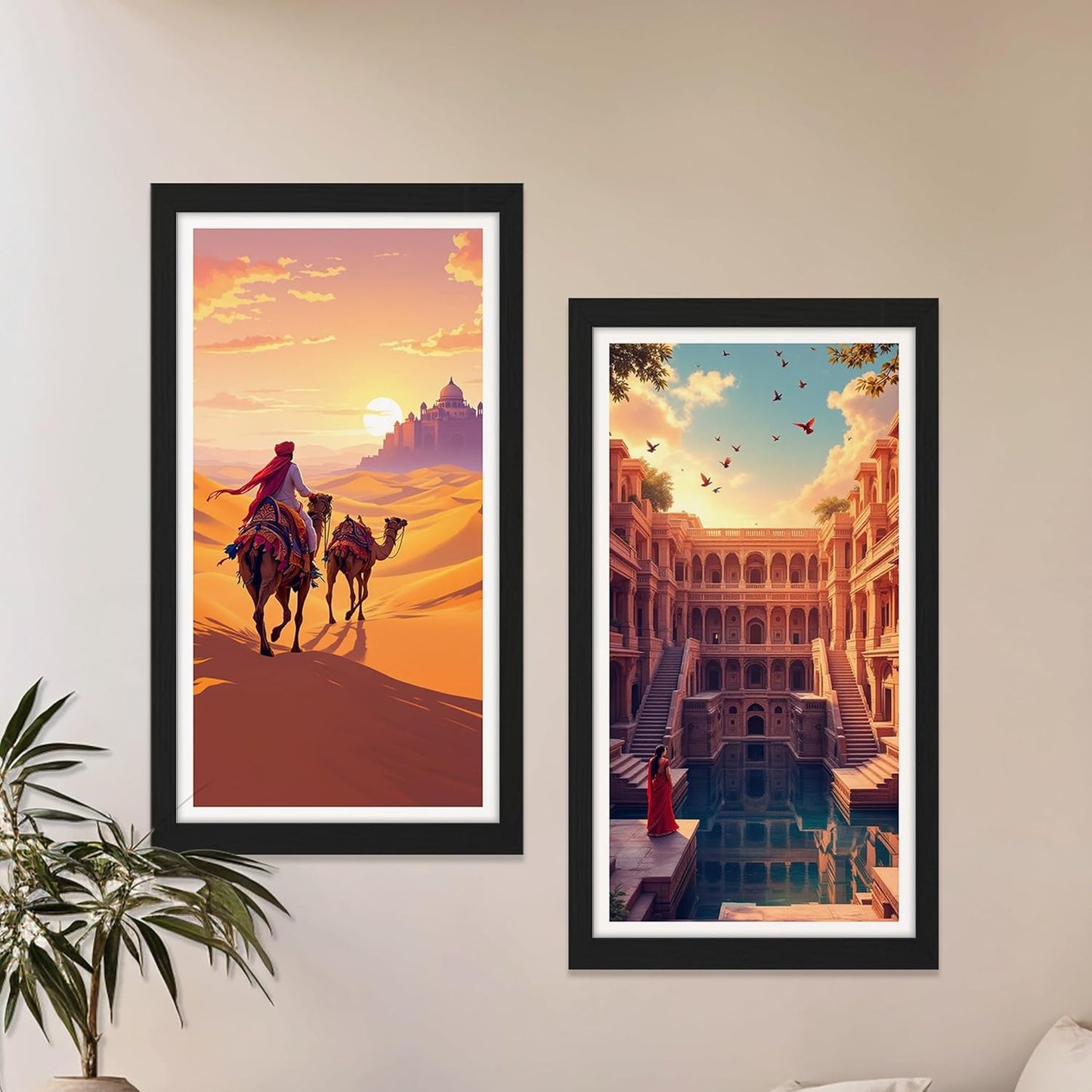 Golden Trails Wall Frames