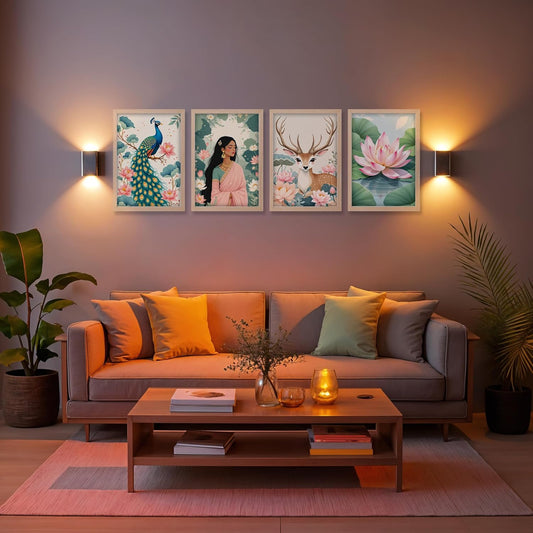 Lotus Harmony Wall Frame Set