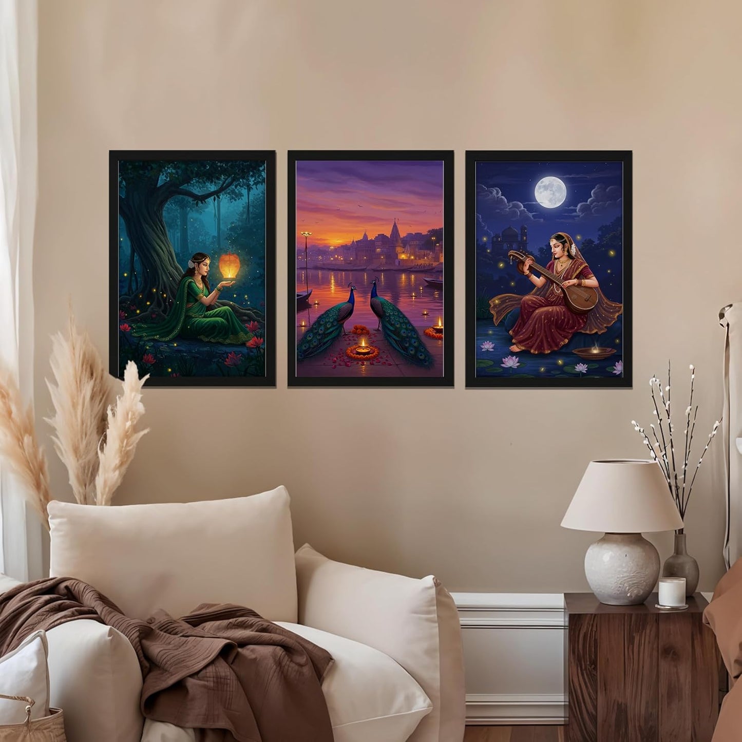 Mystic Evening Trio Wall Frames