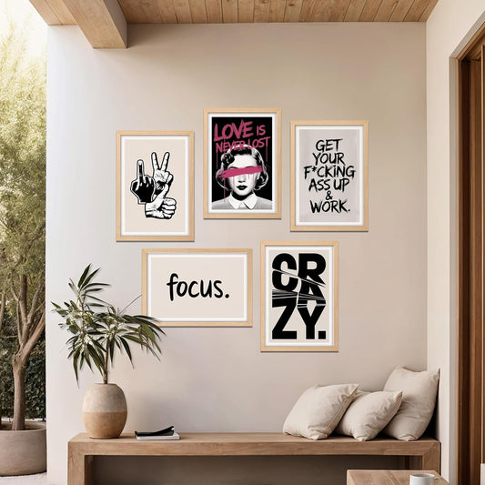 Bold Attitude Wall Art Set