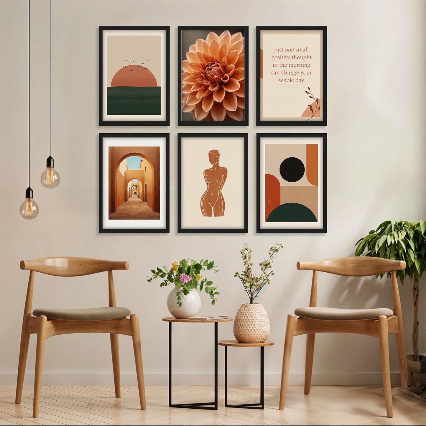Earthy Minimal Aesthetic Wall Frame Set