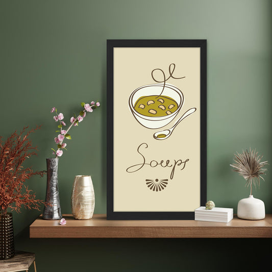 Soup Illustration Wall Art